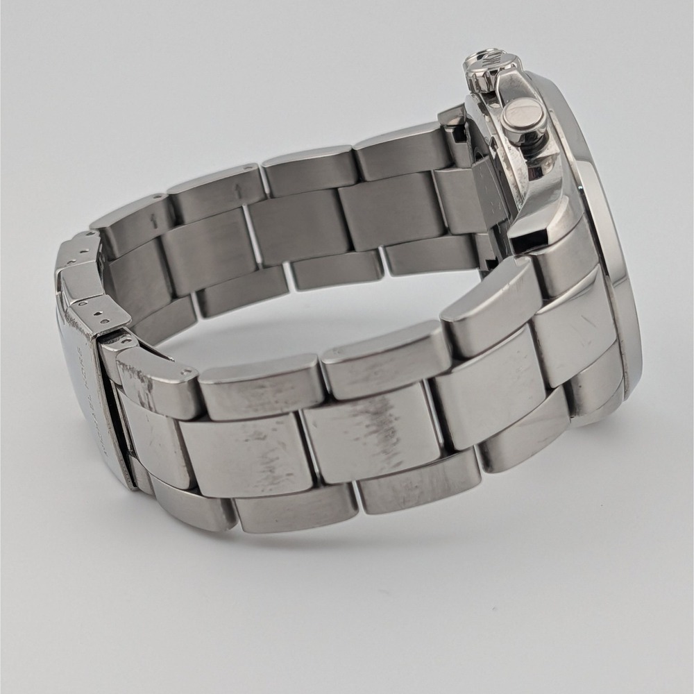 Michael Kors MK8113 Chronograph Watch Black Dial Stainless Steel 45mm 10ATM Date - Picture 6 of 12